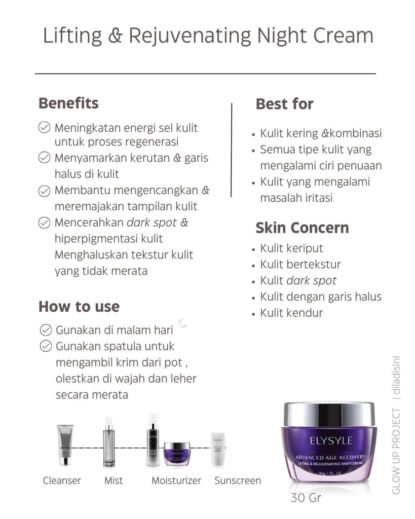 Elysyle Lifting & Rejuvinating NIght Cream