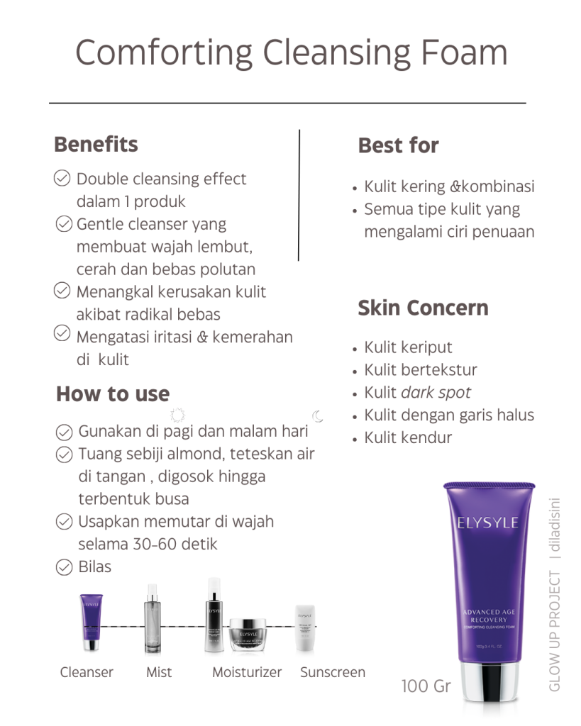 elysyle comforting cleansing foam 